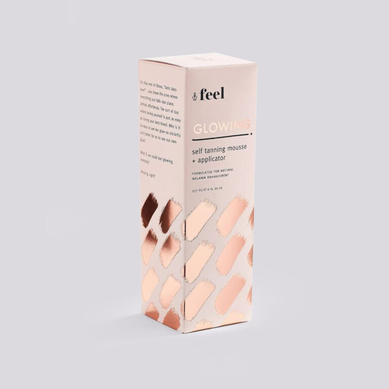 Baby Pink Tuck box with foiling